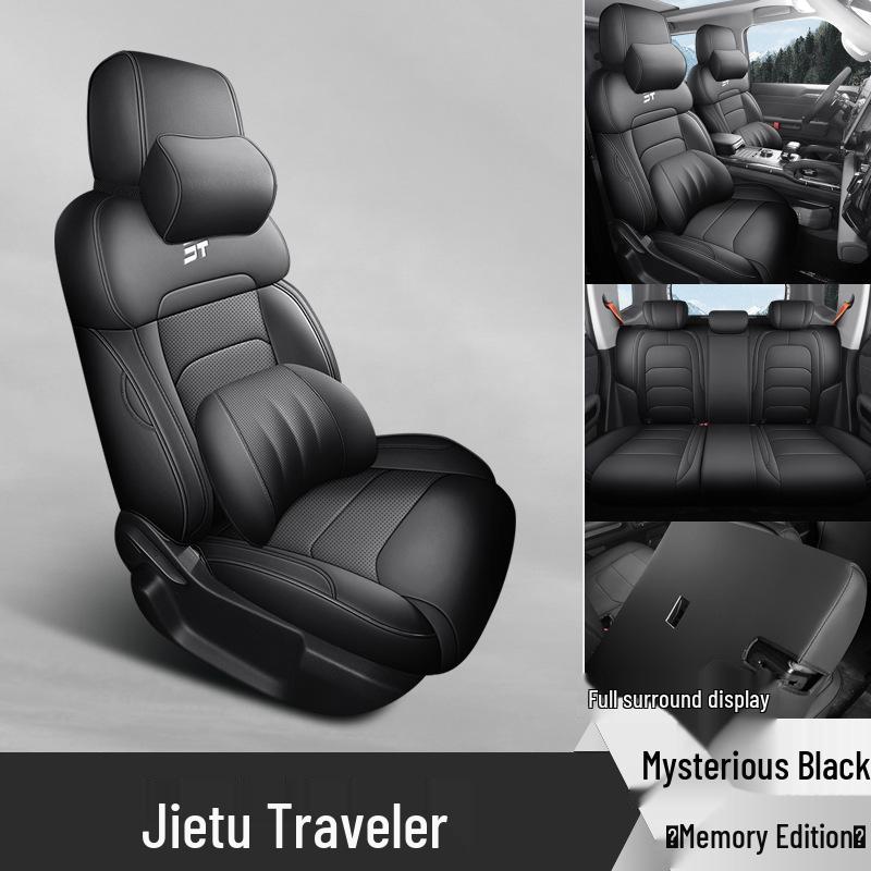 Jetour Traveller Full Leather Car Seat Cushion - Universal, New Model, Four Seasons, Drop Shipping Ready.