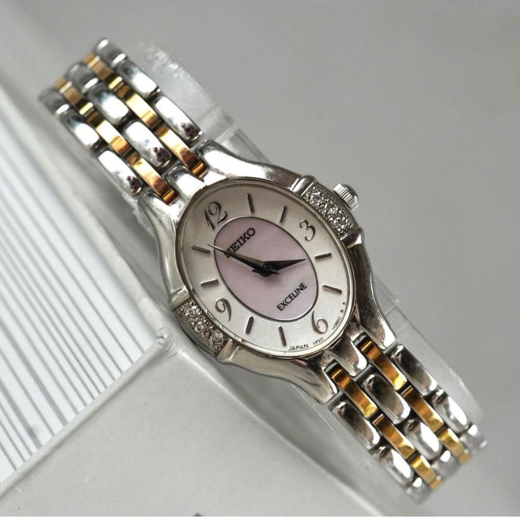 [USED] SEIKO Exceline 1F20-0AW0 Combination Quartz
