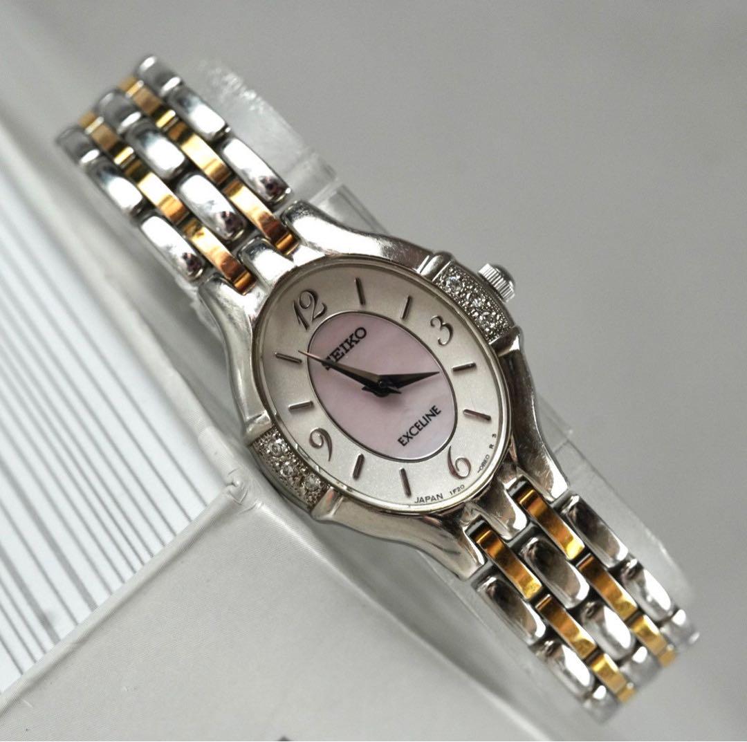 

[USED] SEIKO Exceline 1F20-0AW0 Combination Quartz
