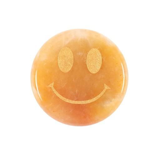 Something Different Be Brave Jade Happy Face Decorative Crystal