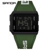 Sanda Sport Luminous Waterproof Casual Wristwatch for Students - Versatile Unisex Digital Timepiece