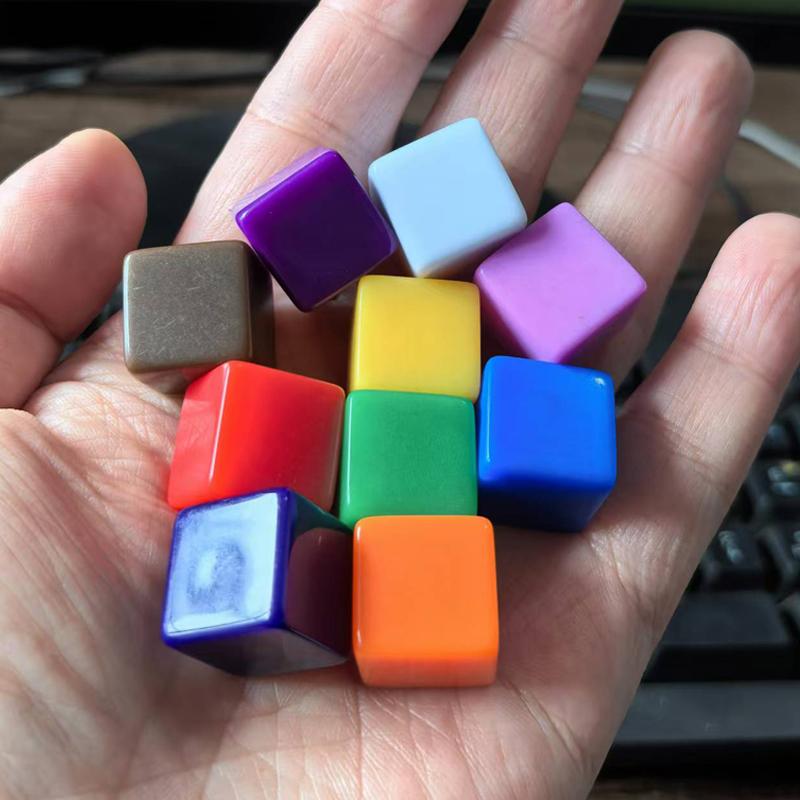 20 Stück Leere Würfel 16MM Zählwürfel Mathe-Lernmittel Lernmaterialien für Kinder Lernspielzeug Juegos Didácticos Para Niños