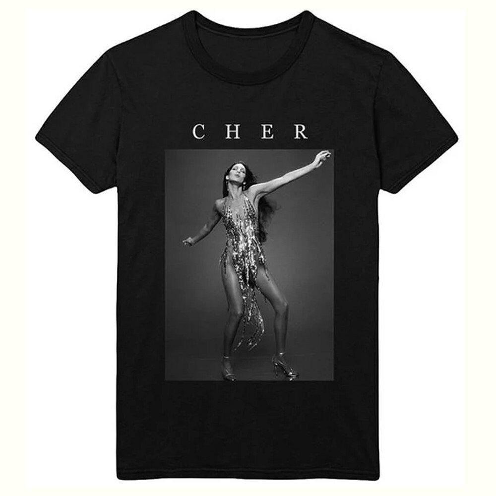 Cher Arms Up Photo T-Shirt S