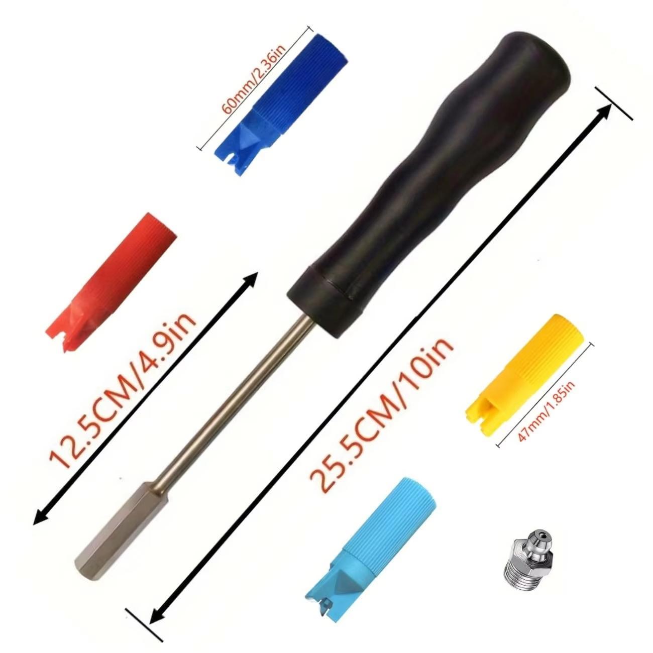 

Grease Fitting Cleaner Tool Kit Manual Grease Gun Nozzle Dredge Tool Environmentally Friendly
