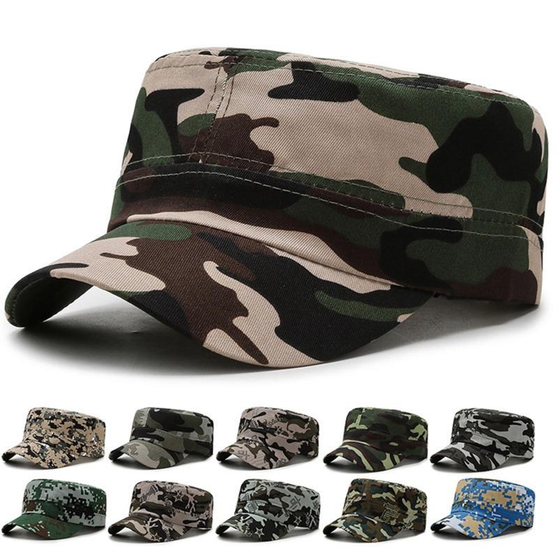 Camouflage Baseball Cap Summer Flat Caps Classical Soldier Cap Hat Mens Outdoor Sport Caps Tactical Adult Caps