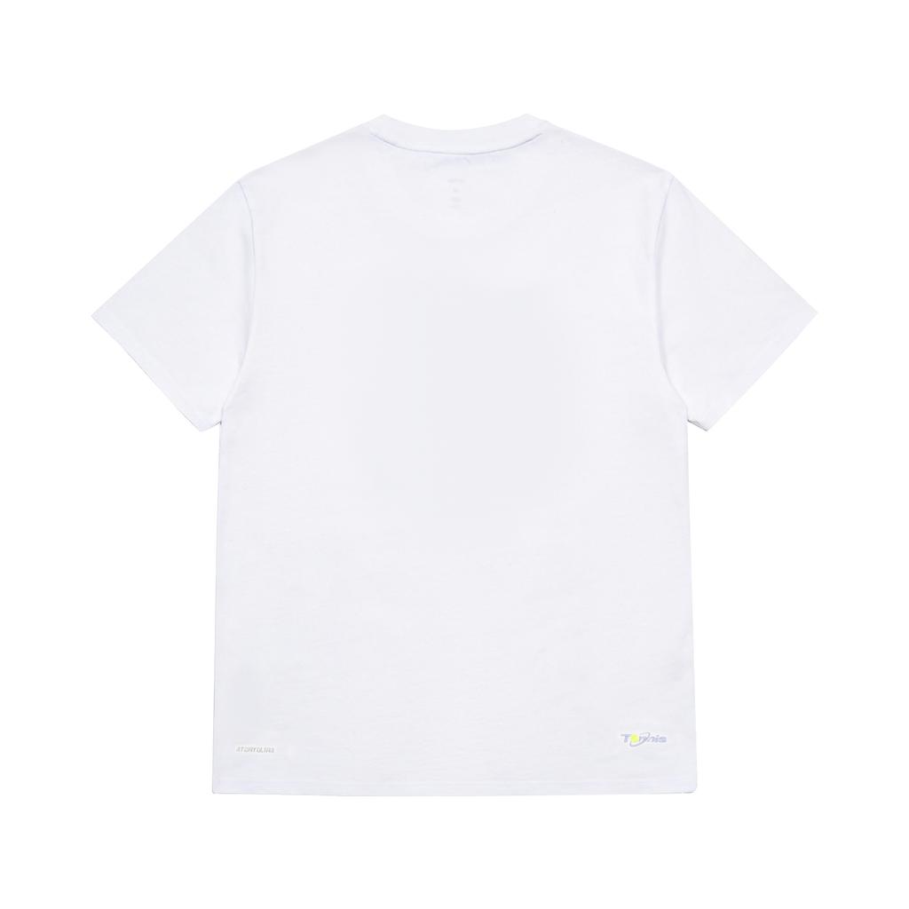 Li Ning Tennis Pattern Casual Fashion Sports Trend Design Short Sleeve T-Shirt Men Tops AHSUF81-1