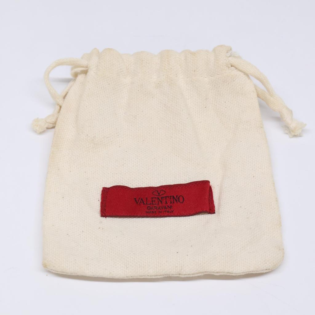 Valentino Garavani Rock Studs Leather Bracelet Black / goldUsed