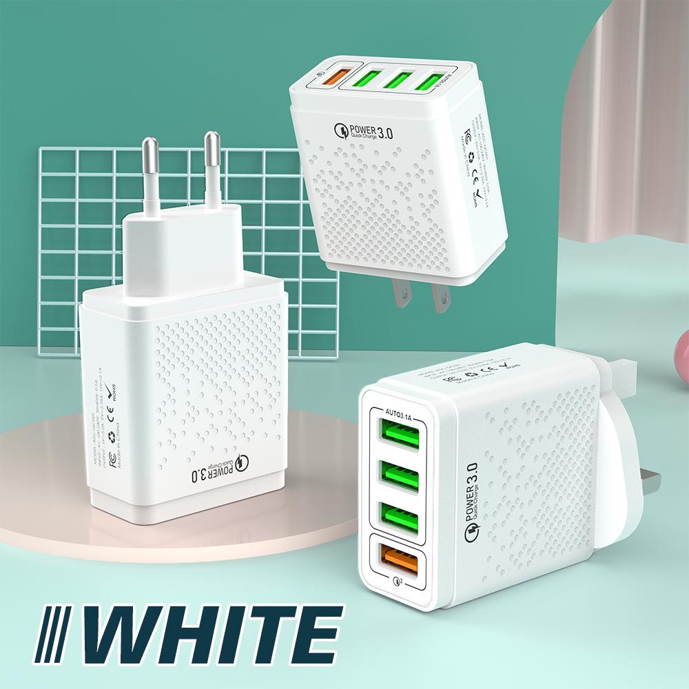 High-Power Multi-Port Universal PD Charger with US/EU Plug
