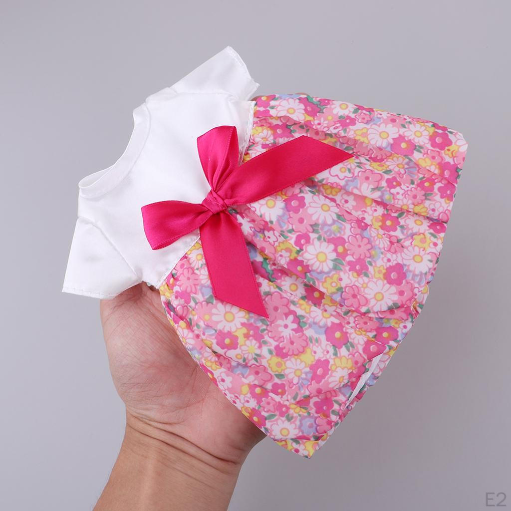 Robe faite main de 25 cm avec bandeau pour poupées Mellchan