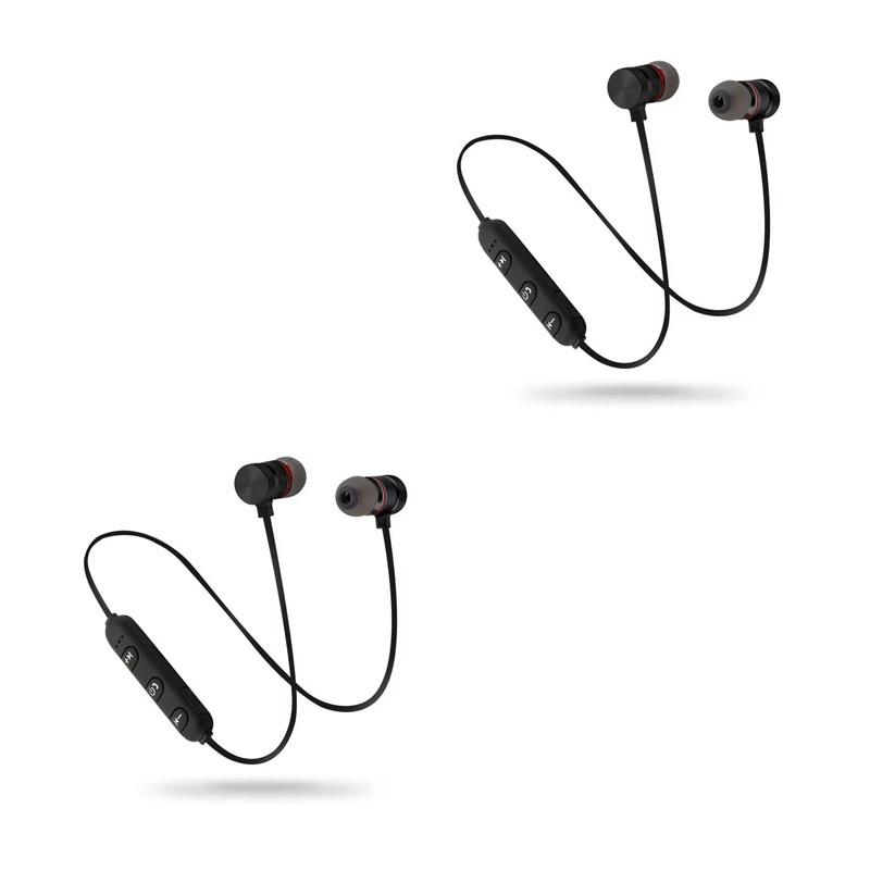 1/2/3/4pcs Bluetooth Earphone Sports Neckband Magnetic Wireless Earphones Stereo Earbuds Music Headphones With Mic For Xiaomi