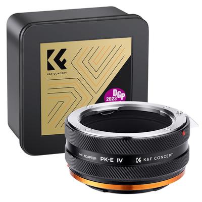 New CONCEPT Mount Adapter IV for Pentax Lenses To Sony NEX Manual Matte Infinity Direct from Manufacturer K&F PK-E K-Mount E-Mount Cameras, Focus,