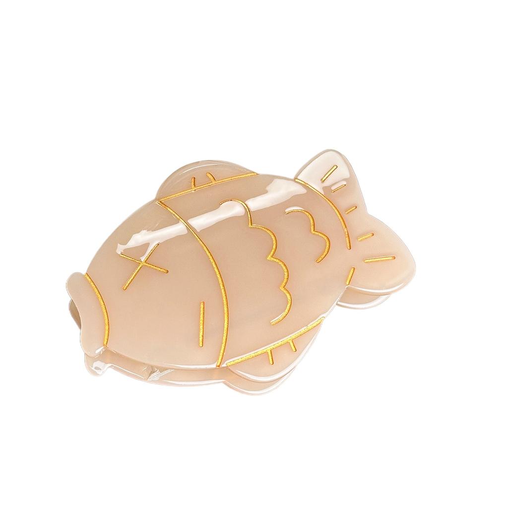 Korean Style Sushi Hair Clip Cute Acetic Acid Claw Clip Hairpin Small Shark Clip Daily
