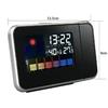 Lcd Projecteur Numérique Projection Réveil Calendrier De La Station Météo Snooze-Blanc D05E6
