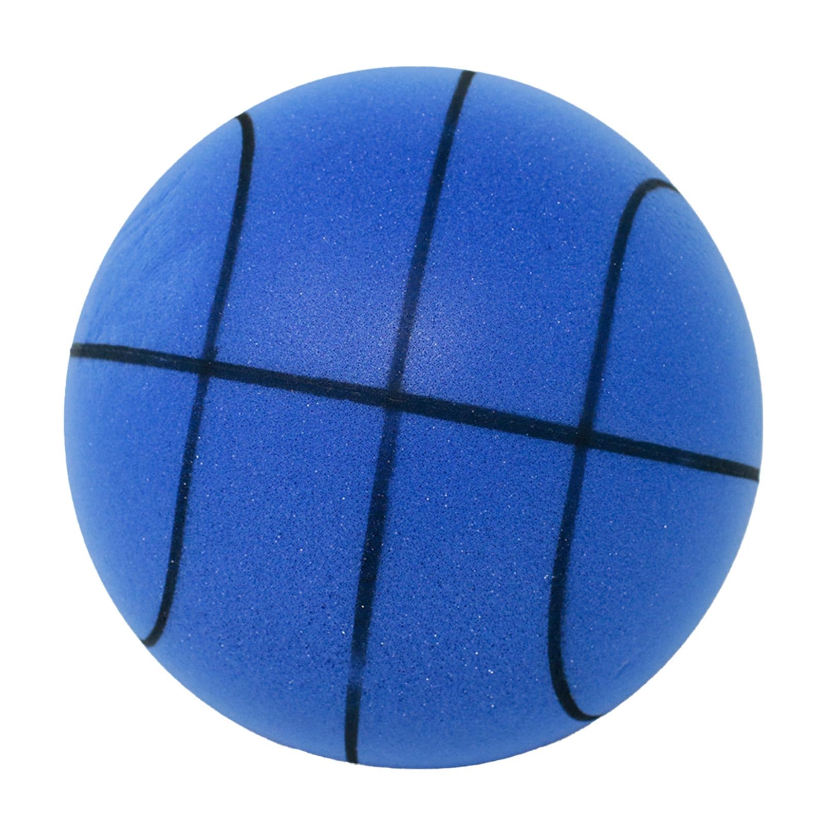 

mitas Silent Quiet Soft and Indoor Practice Ball for Safe Sports Dribbling with Storage Large Ball, Basketball, Lightweight, Kids, Toy, Practice, Net, синий