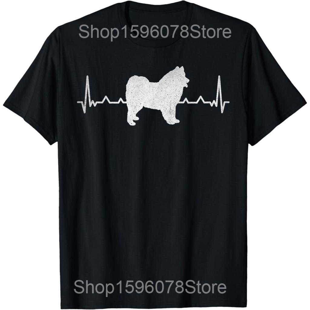 Samoyed Pocket Dog Puppy Pet Animal Lover T Shirts Men Pure Cotton Humor Streetwear Tee Shirt Short Sleeve Unisex Loose Clothing