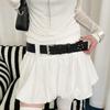 Korean Wide Waist Belt Black White Dress Jeans Belt Ins Style Women's Belt  Streetwear