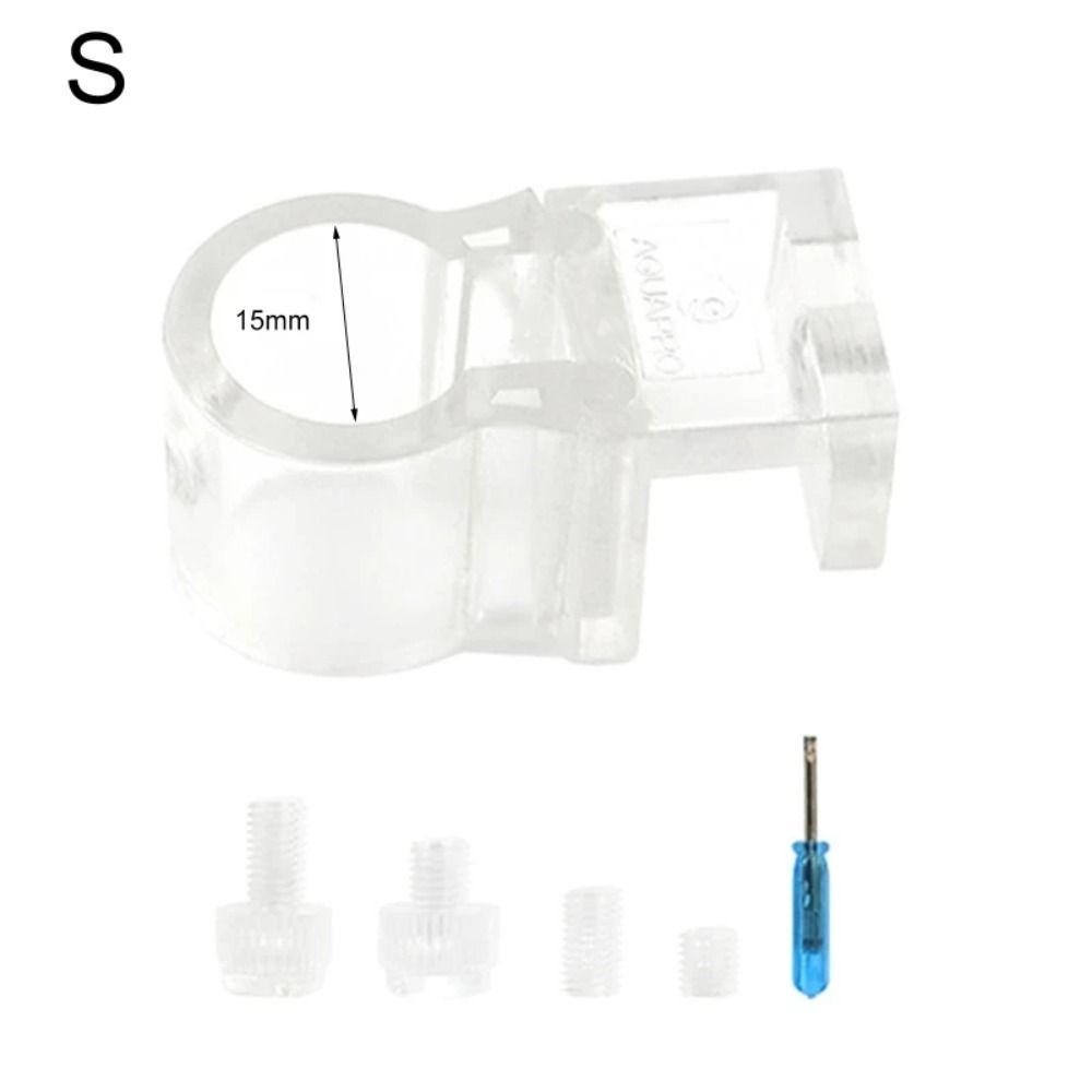 Hard PC Material Aquarium Pipe Holder Acrylic Aquarium Hose Holder  Aquarium