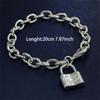 Braccialetti a catena in rame Trend lock per donna uomo lady lusso amante festa nuziale Regalo di festa gioielli streetwear