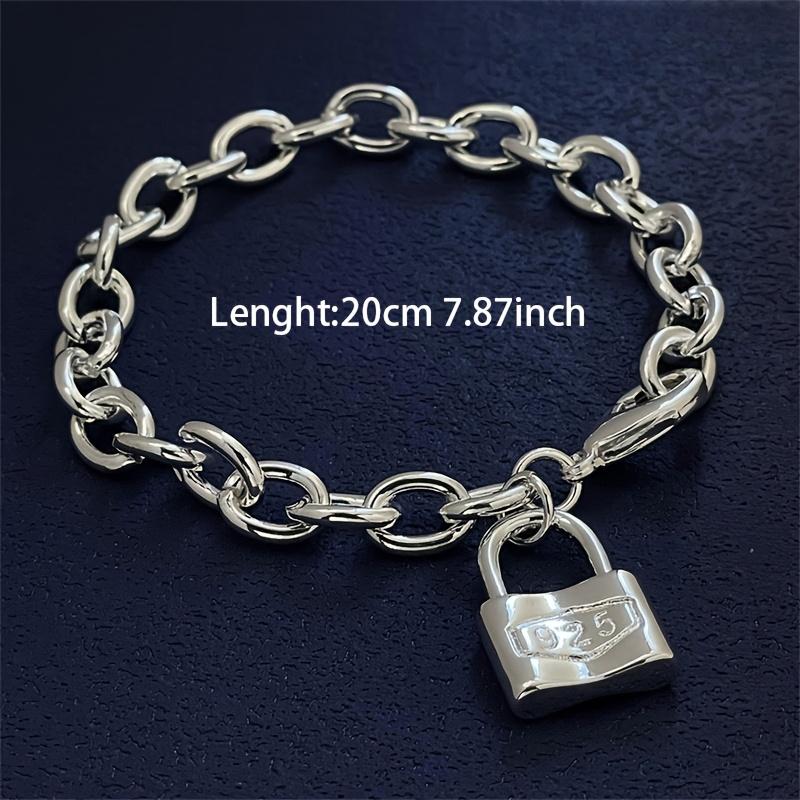 Braccialetti a catena in rame Trend lock per donna uomo lady lusso amante festa nuziale Regalo di festa gioielli streetwear