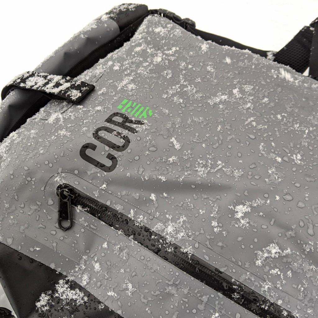 [COR Surf] Waterproof Backpack with Padded Laptop Pocket for Travel, Cycling, Camping, Hiking, Kayaking, Rafting, and Surfing - Dry Backpack,