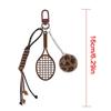 Creative Plush Bag Pendant Ball Racket Bag Charm Keychain Accessory for Fashionable Adults and Sports Enthusiasts