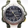 Used [New battery] CITIZEN OXY C420 Digital Analog Camouflage World Time Watch