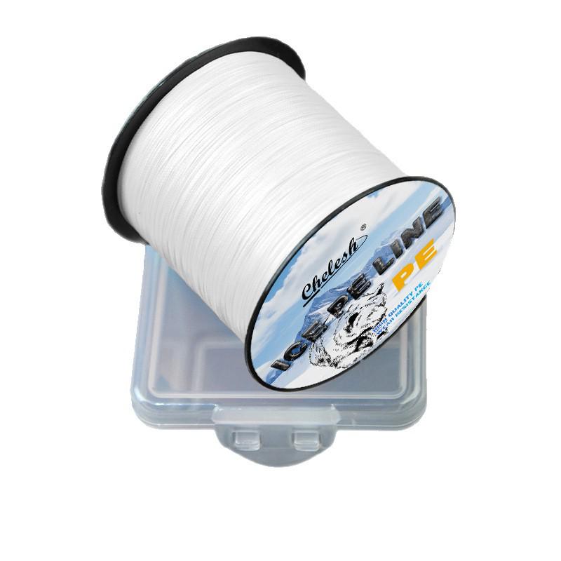 PE High Tensile Strength Winter Ice Fishing Line - 500m, Bite-Resistant Fishing Tackle.