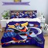 3pcs UFO Robot Grendizer7 Design Cover Set - HD Printed Bedding with 1 Cover and 2 Pillowcases - Perfect for Home and Dorm Decor
