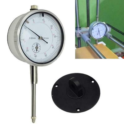 0-30mm/0.01mm Dial Indicator Gauge Meter with Lug Back Precise Micrometer Tool