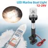 9/12 Inch LED Marine Boat Navigation Light 180 Degree Fold Down Sailing Signal Anchor Light Waterproof Yacht Accessories 12V 24V