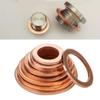 400/300/280/200/150/100Pcs O Ring Copper Washer Gasket Set M5-M14 Flat Ring Seal For Boat Crush Flat Seal Ring Sump Plug Oil Oil Drain Plugs 3