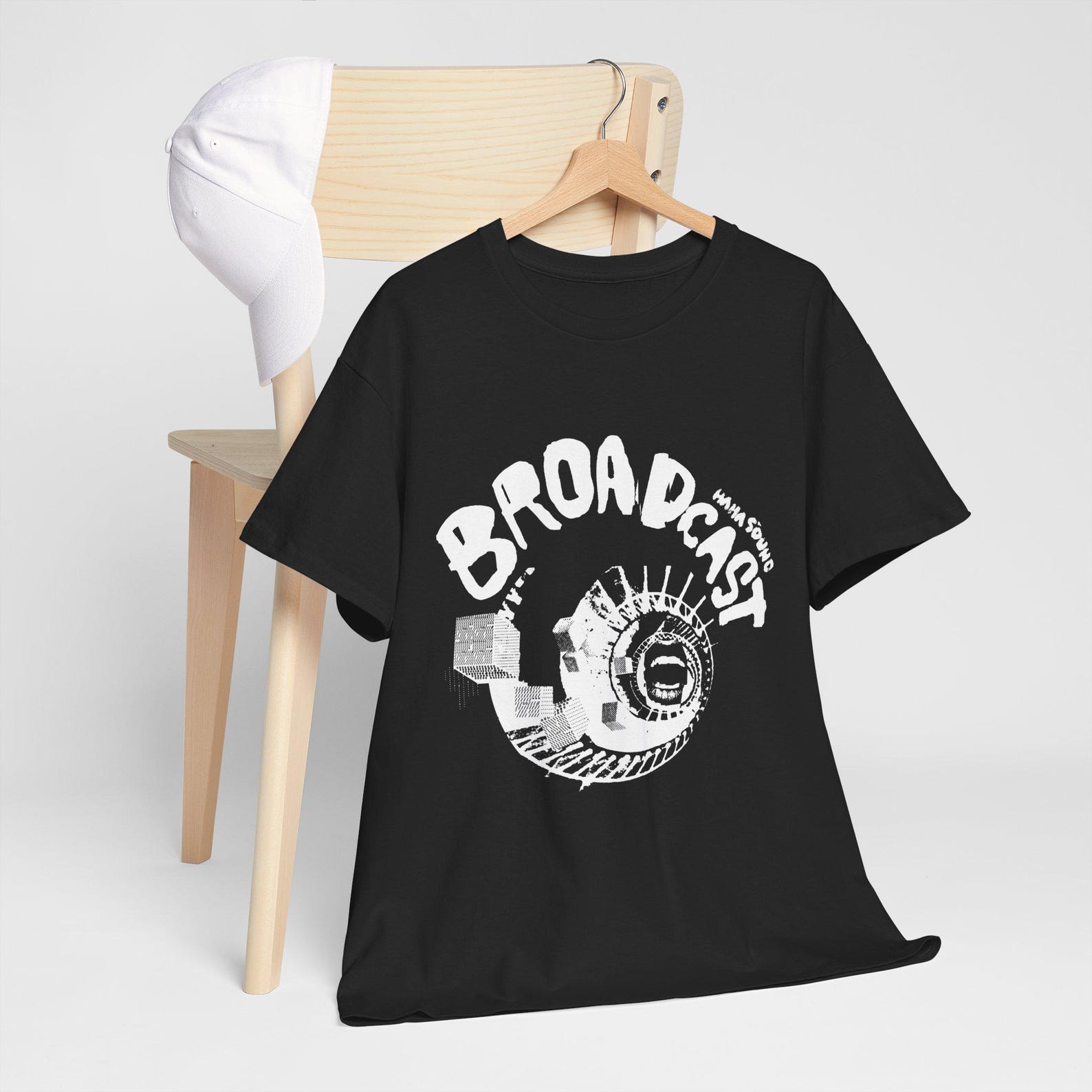 Broadcast  Haha Sound  Shirt Indie Electronic Graphic Tee L
