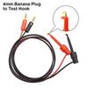 1Pcs Cable Gold Plated Multimeter Test Leads Wire Connector  Electric Hook Clip Test Tools