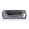 Dropshipping Long Faux Fur Pet Bed Comfortable Waterproof Plush Donut Round Dog Bed Soft Washable Cat Bed Removable Pet Cushion