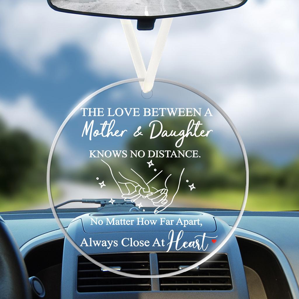 Crystal Acrylic Christmas Ornament Transparent Hanging Pendant for Home Xmas Tree Party Car Decor Navidad New Year Gift