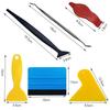 YFFSFDC Car Wrapping Film Pasting Tool Set, Squeegee Spatula, Felt Car Film Squeegee Set,