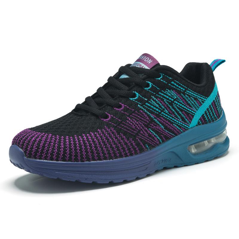 New summer mesh casual women s coconut shoes, air cushion running shoes, fashion fitness sneakers 35 синий