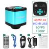4K 48MP Video Microscope HDMI USB Industrial Microscope Camera Soldering Repair Image Collection Lens