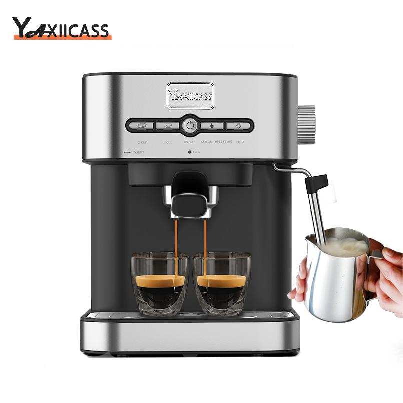 YAXIICASS 15 Bar Cafetera Italiana Cafetera Espresso Doméstica con Espuma  de Leche Para Cappuccino Latte Caffee Machine MD-2009 comprar a buen precio  — entrega gratuita, reseñas reales con fotos — Joom