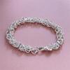 Silver-Plated Dragon Head Clasp Bracelet - Internet Celebrity Style