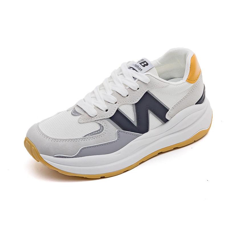 

ins Korean version of casual sports shoes children s new versatile platform dad shoes retro fashion little white shoes Forrest Gump shoes 40