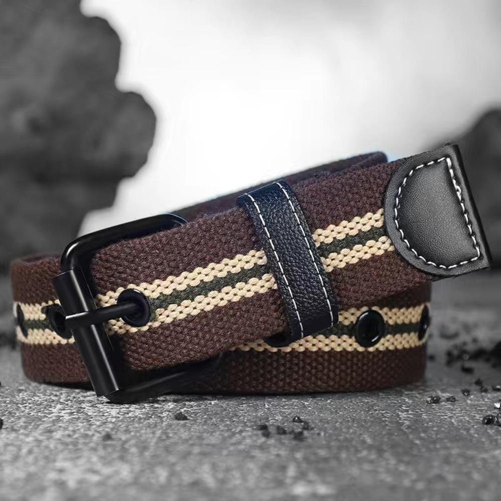 Cintos de Cintura de Fivela de Liga da Moda Tecido Respirável Faixa de Cintura Esportes ao Ar Livre Cinto de Lona de Nylon