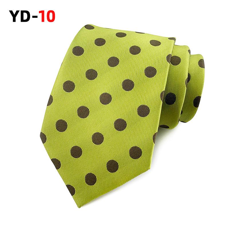 2025 Polka Dot Polyester Herren Business Casual Krawatte - Verschiedene Farben