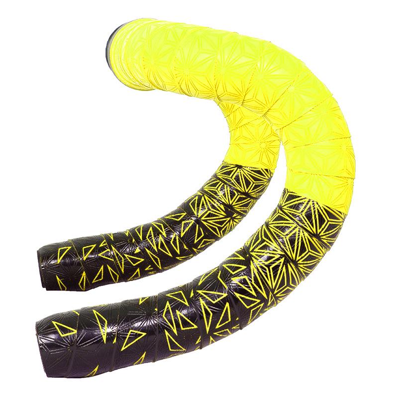 

Двухцветная противоскользящая поглощающая пот ударопрочная кожа хризантемы велосипедная обмотка руля