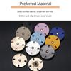 5 paar Kleding Naaien Drukknopen Onzichtbare Drukknopen Ronde Metalen Drukknopen 21mm DIY Verborgen Gesp Pak Jas Jas Tas