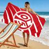 Mainz Passion Print Beach Towel, Large Soft Quick Dry Towel for Beach Camping Swimming