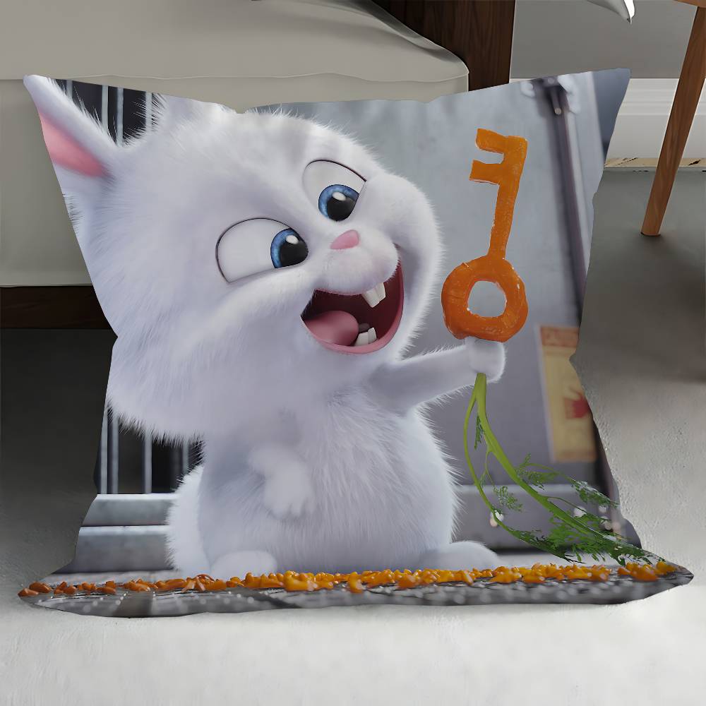The S-Secret Life Of Pets Pillow Gift Home Office Decoration Bedroom Sofa Car Cushion Cover Case 45x45