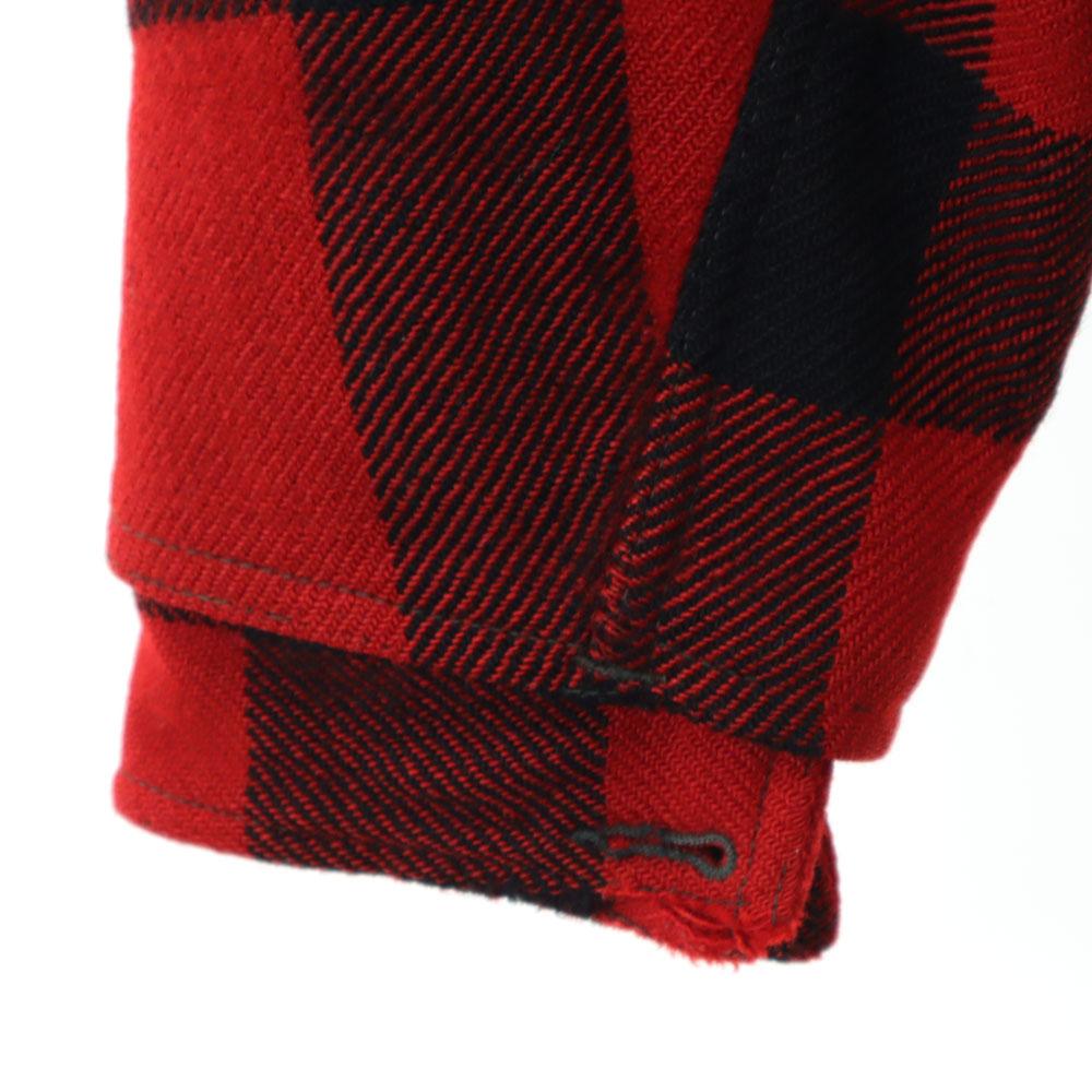 WHITE STAG 50s Wool Vintage Double Mackinaw Check Pattern Coverall Men's Used