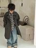 Boys' Mid-Length British Style Trench Coat - Spring/Autumn 2025 Fashion