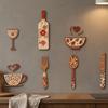 Vintage Rustic Wall Sticker Ornaments Farmhouse Style Creative Hanging Art  Bar
